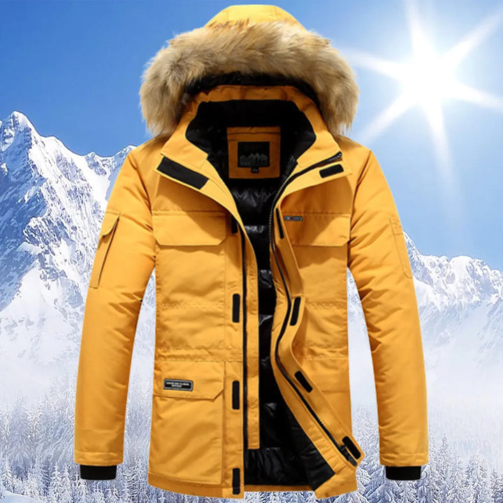 Aart - Winter Bont Capuchon Parka Jas