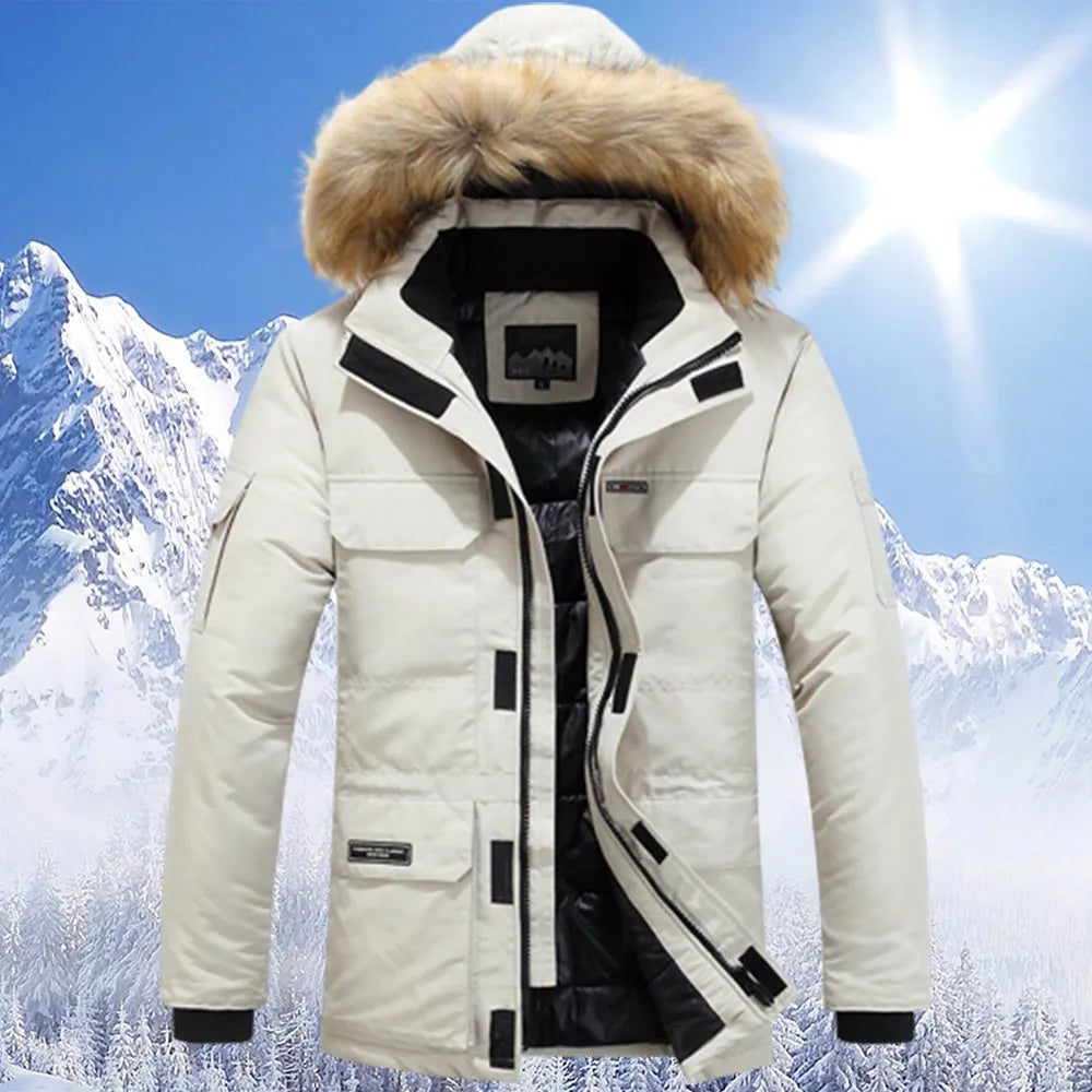 Aart - Winter Bont Capuchon Parka Jas