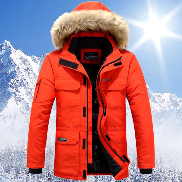 Aart - Winter Bont Capuchon Parka Jas