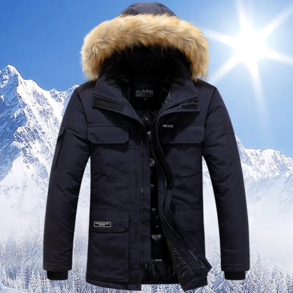 Aart - Winter Bont Capuchon Parka Jas