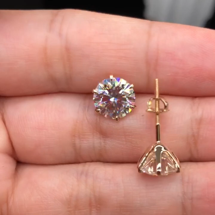 Tera oorbellen | witgoud