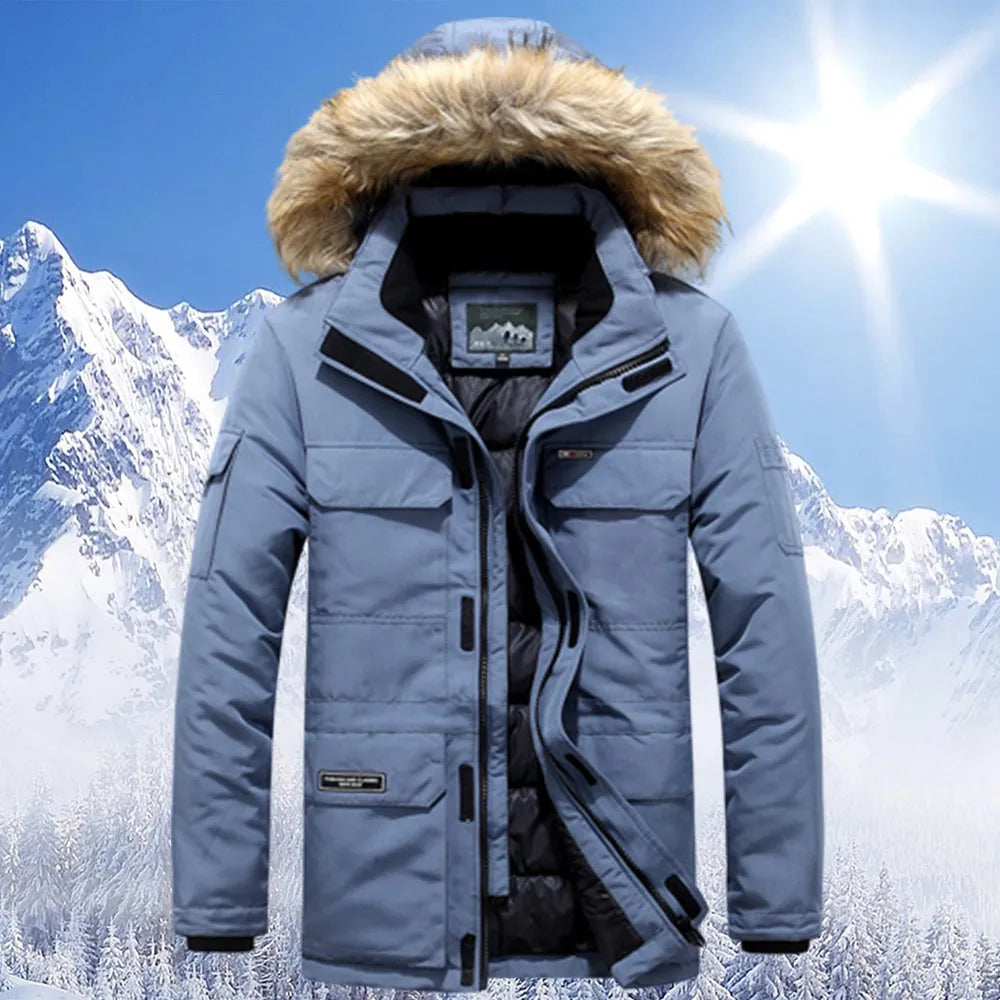 Aart - Winter Bont Capuchon Parka Jas