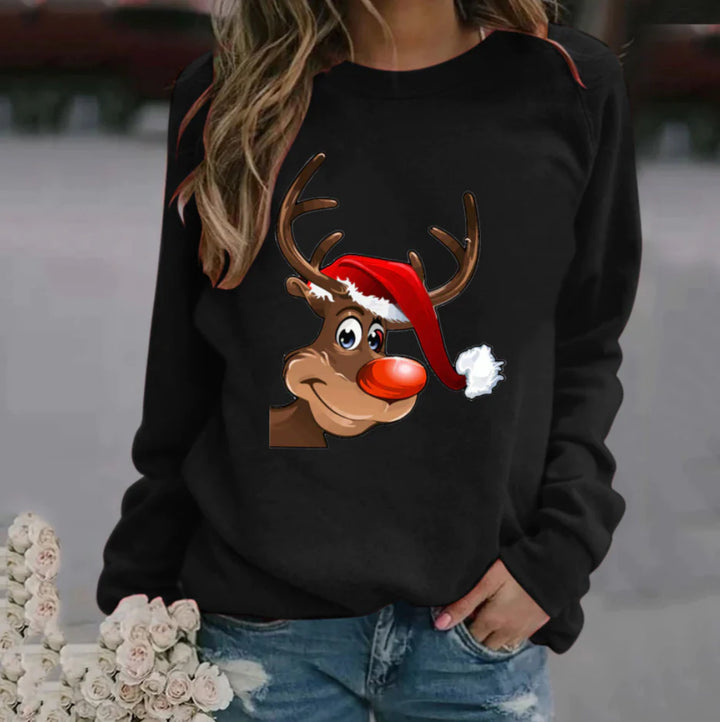 Lydia - Rudolph Kerstmis Grafisch Sweatshirt