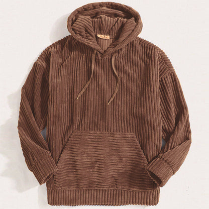 Douwe - Corduroy Pullover Hoodie