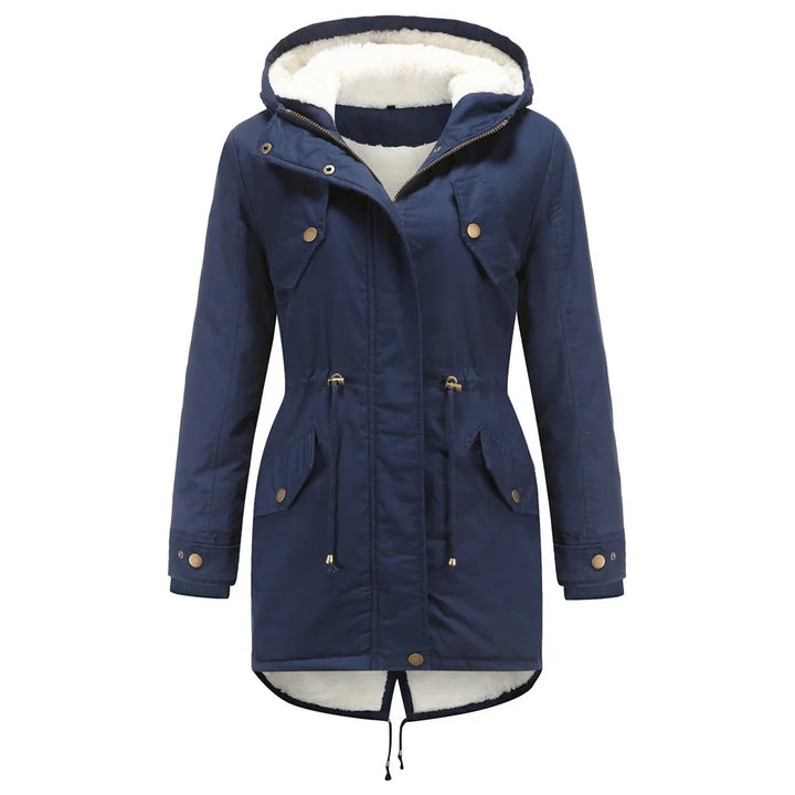 Claudia - Parka met Fleecevoering en Capuchon