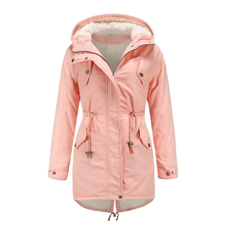 Claudia - Parka met Fleecevoering en Capuchon