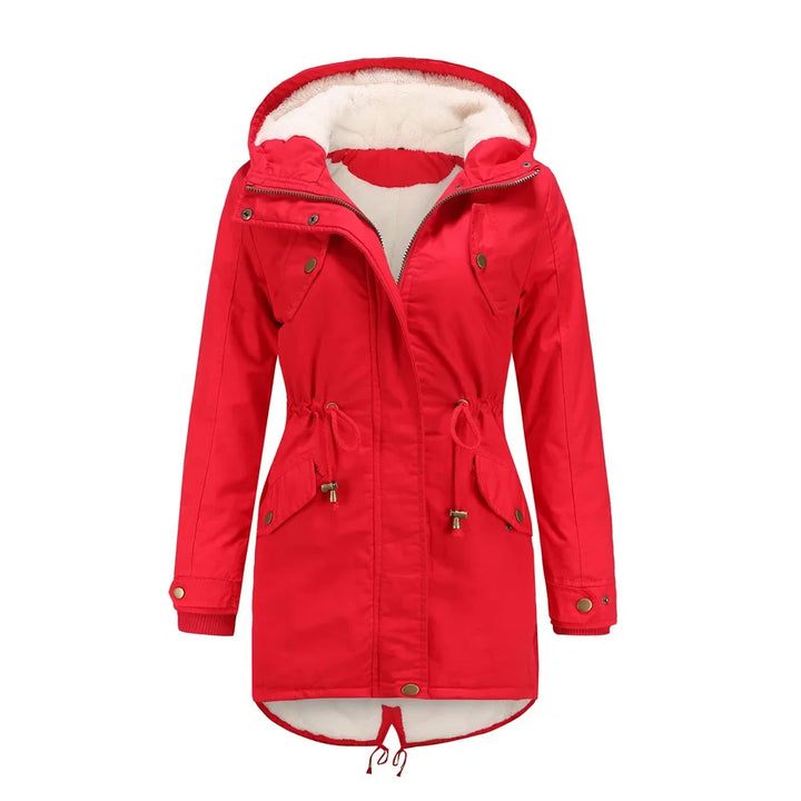 Claudia - Parka met Fleecevoering en Capuchon