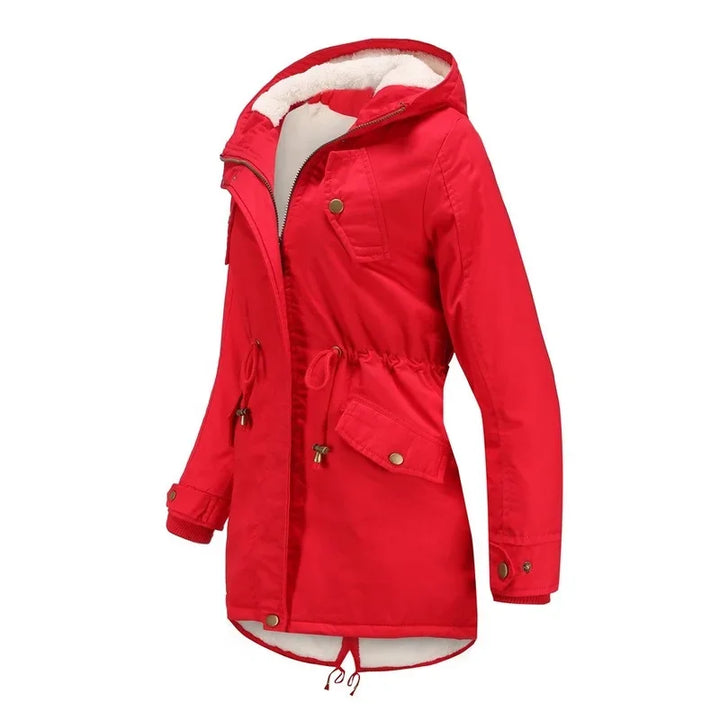 Claudia - Parka met Fleecevoering en Capuchon