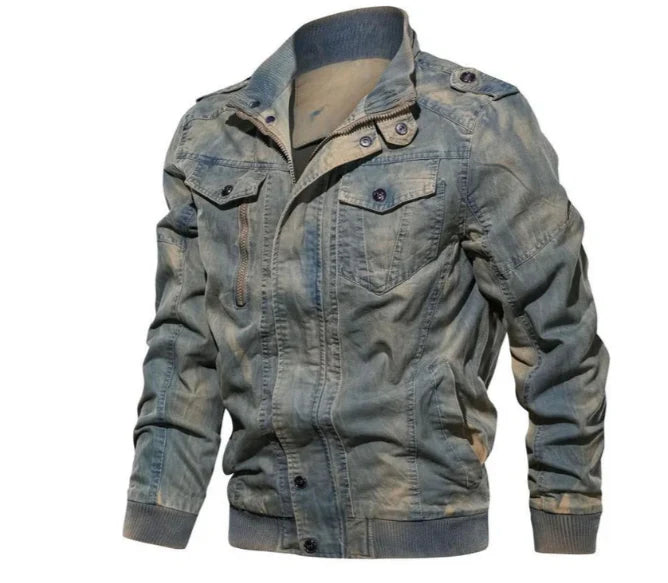 Casper - Denim jack met vintage wassing