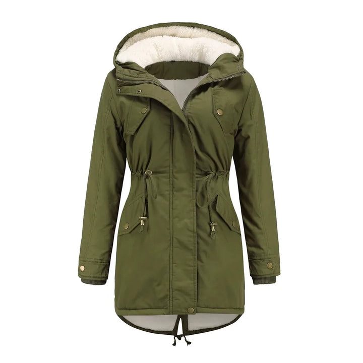 Claudia - Parka met Fleecevoering en Capuchon