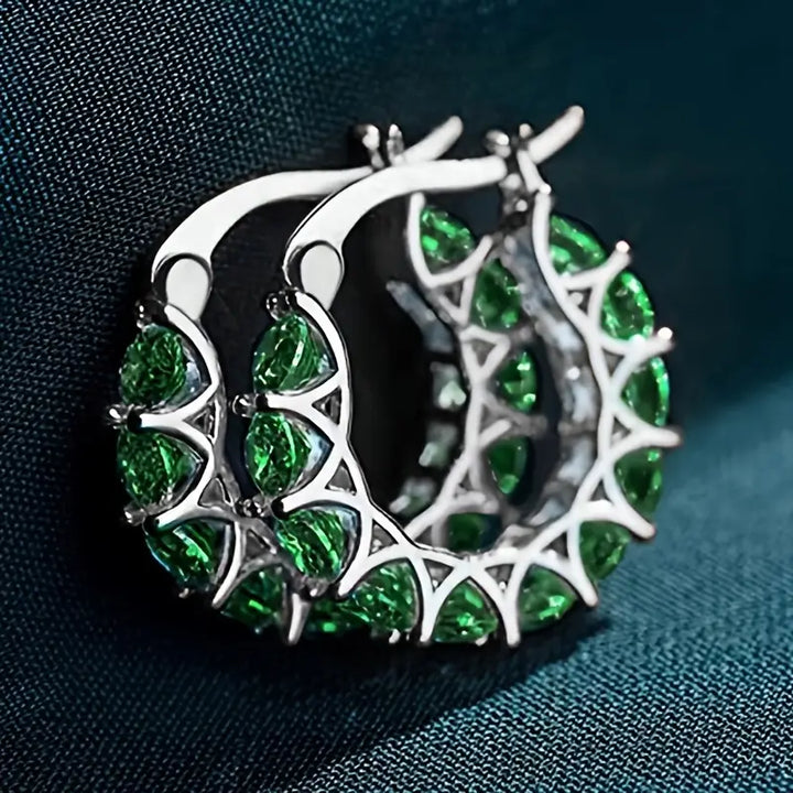 Elena Marlowe Hoepeloorbellen | Witgoud