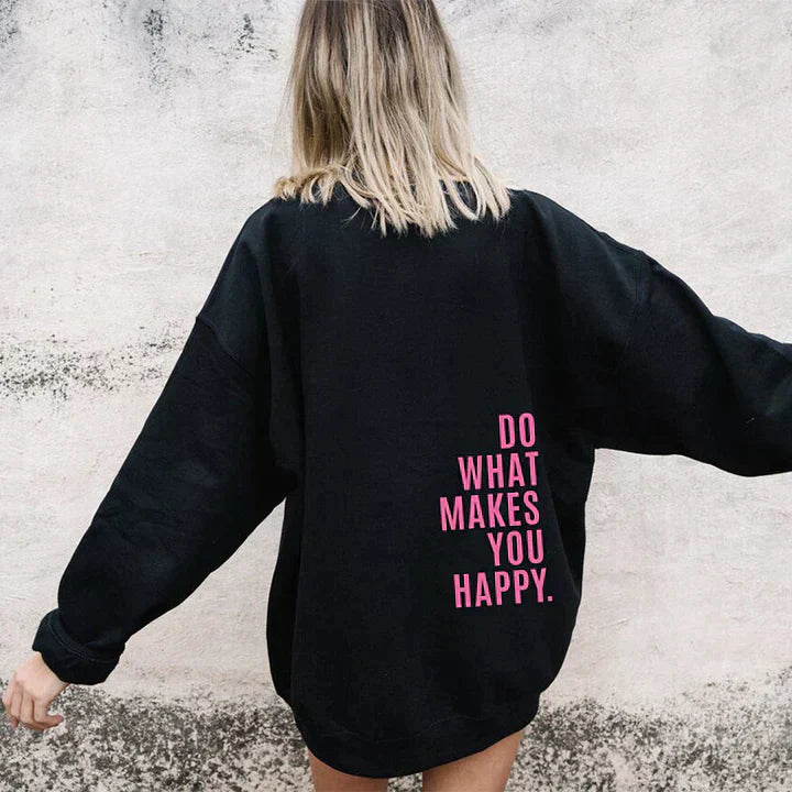 Amalia - Oversized Bedrukt Sweatshirt