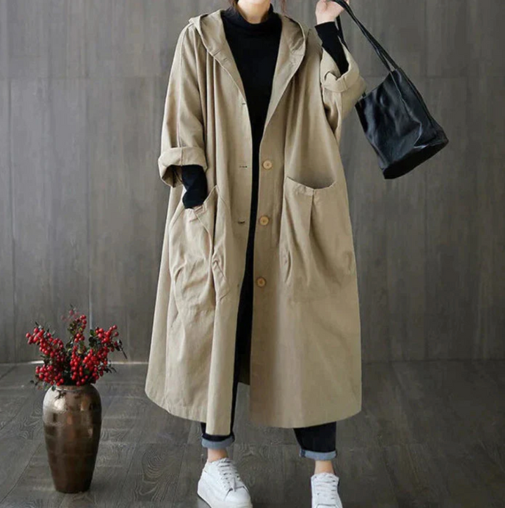 Lange Trenchcoat voor Dames - Stijlvolle Jas