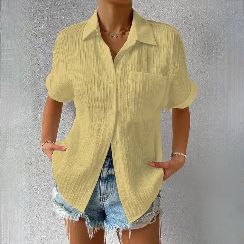 Marga - Casual Knoopsluiting Blouse