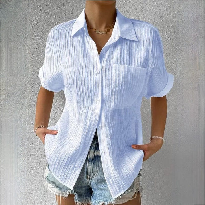 Marga - Casual Knoopsluiting Blouse