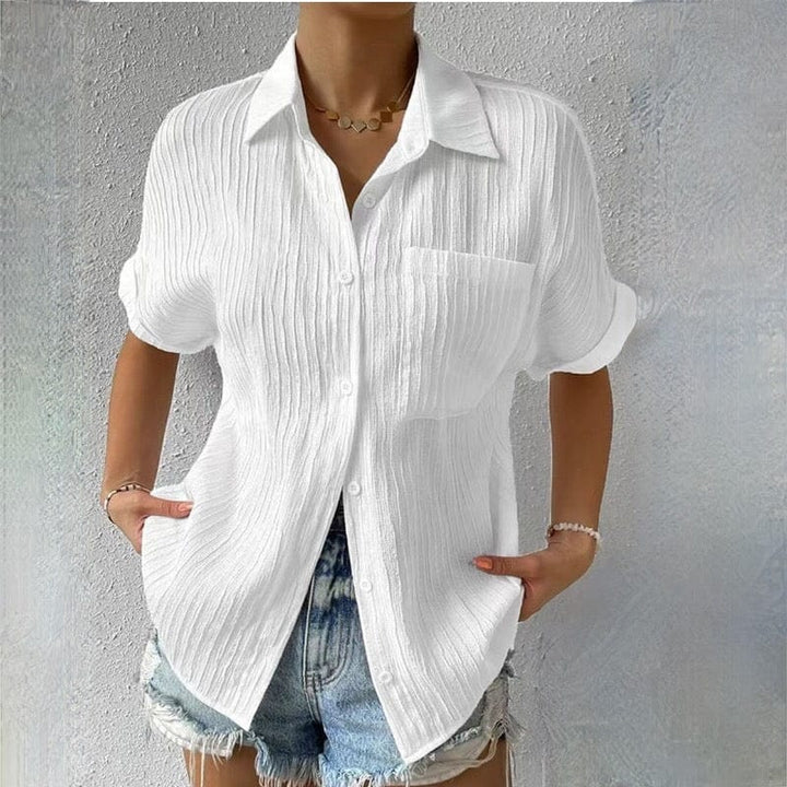 Marga - Casual Knoopsluiting Blouse