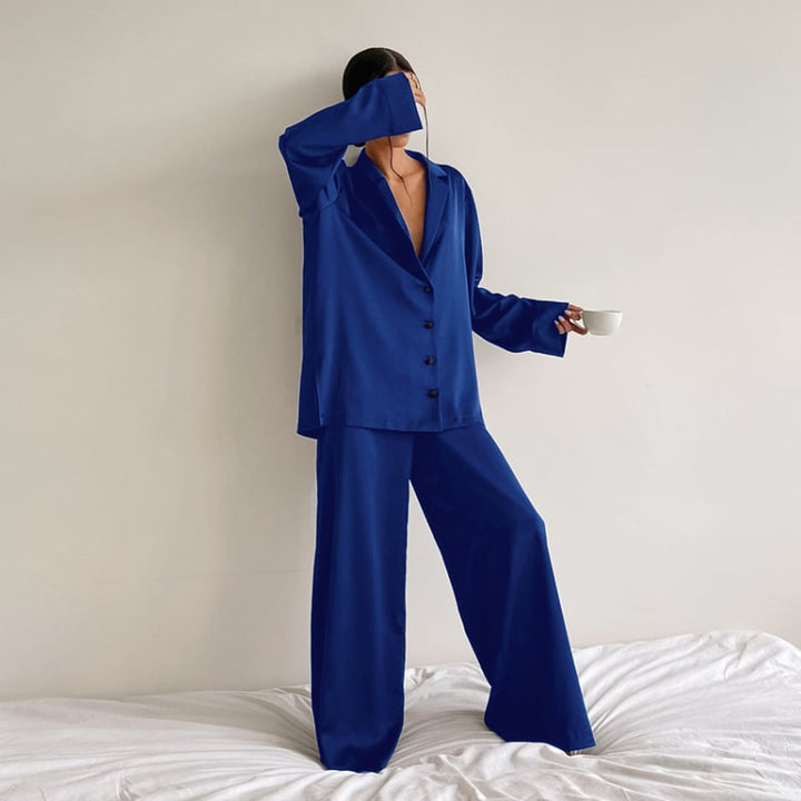 Marjolein - Zijden Button-Up Pyjama Set