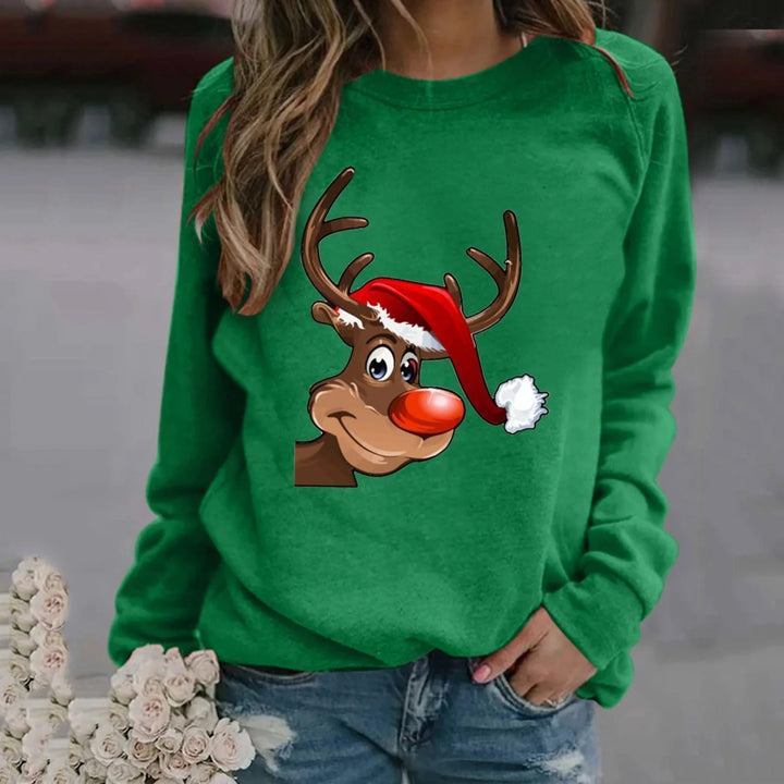 Lydia - Rudolph Kerstmis Grafisch Sweatshirt