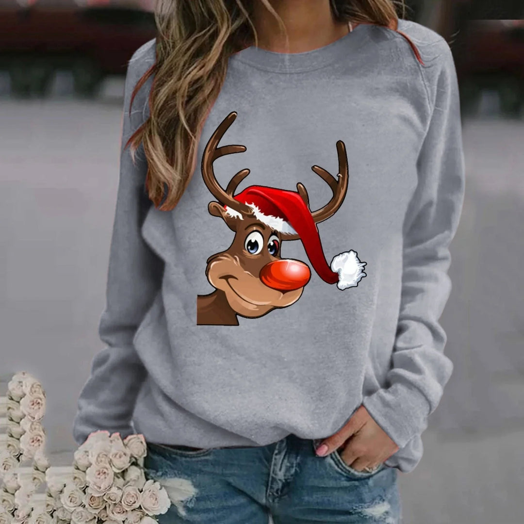 Lydia - Rudolph Kerstmis Grafisch Sweatshirt